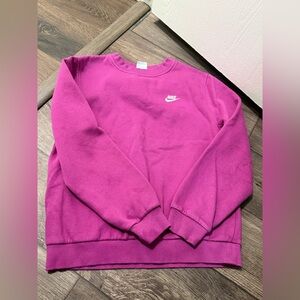 Nike Women's Pink Sweatshirt size XL